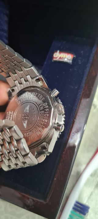 Reloj Breitling Azul y Plateado