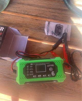 Cargador Batería Coche Moto 12V 6A