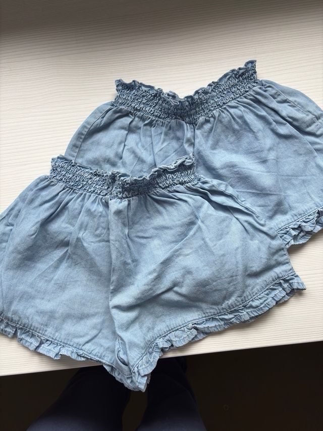 Pantalón corto vaquero niña