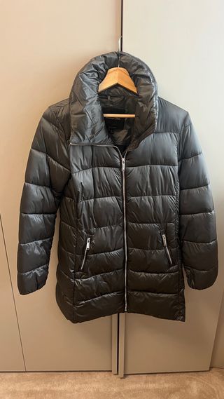 Plumífero ligero Massimo Dutti Gris