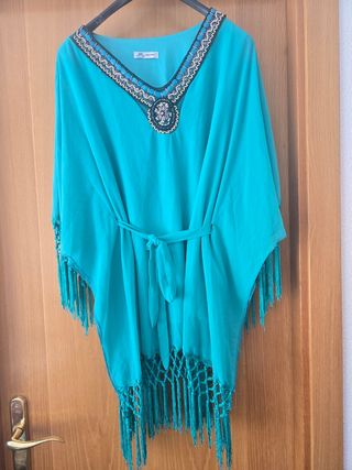 Blusa AMASKY Turquesa Talla Única