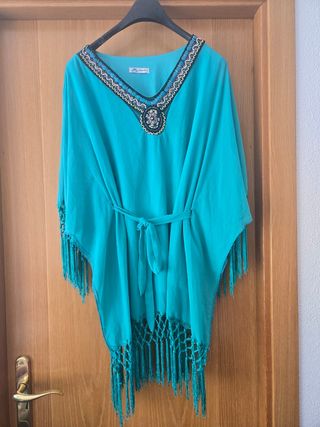 Blusa AMASKY Turquesa Talla Única