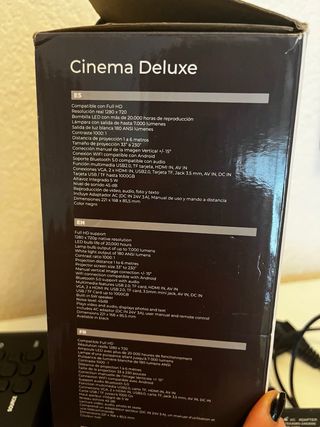 Proyector PRIXTON Cinema Deluxe Negro