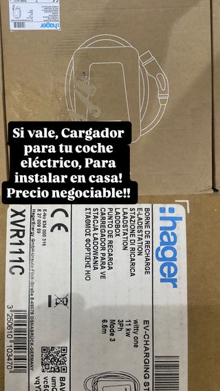 cargador para coche eléctrico, precio negociable 