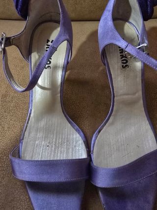 Bolso y Zapatos Morados para Boda/Fiesta