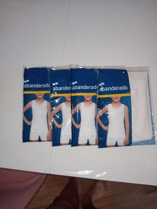 Camisetas Abanderado Niña/o Blancas Pack 4