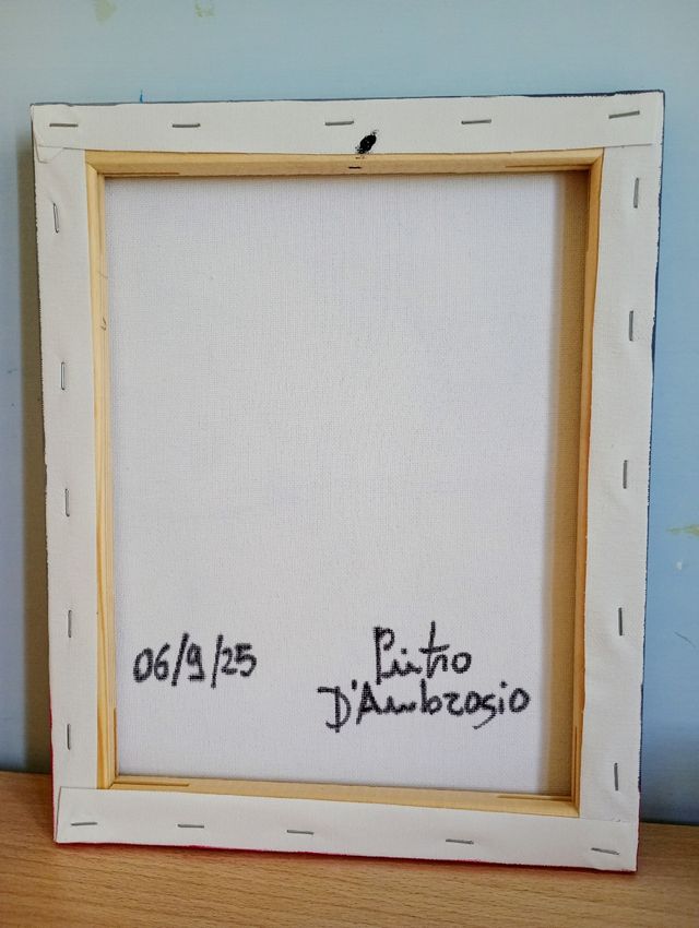 Dipinto astratto moderno su tela