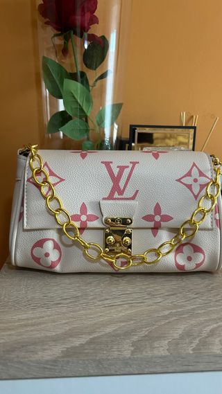 Bolso Louis Vuitton Beige y Rosa