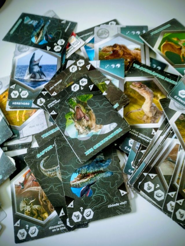 138 Cartas Top Trumps Dinosauros