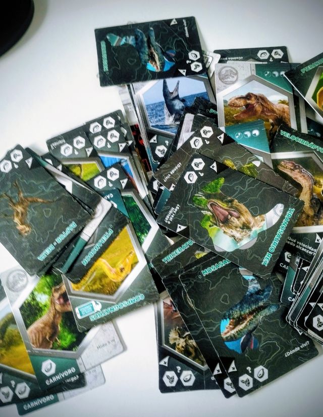 138 Cartas Top Trumps Dinosauros