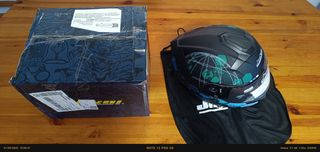 Casco Integral Moto con Visera