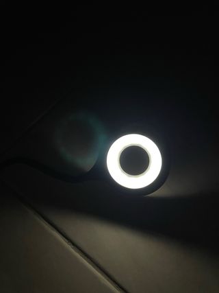 Lampada da tavolo con clip