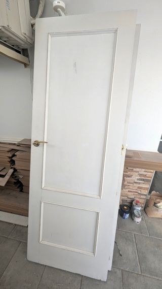 Puertas madera con cristal 71x201 y 81x201