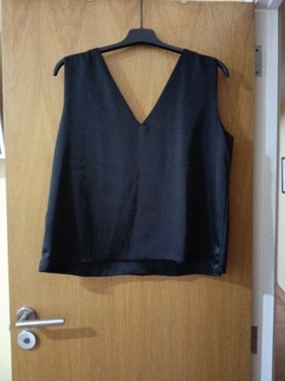 Blusa negra mujer