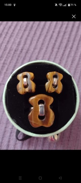 Pendientes y anillo Tous Cruise