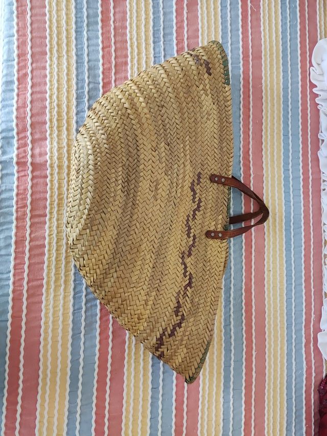 Bolso de esparto grande