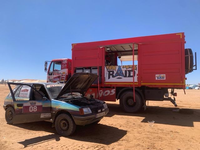 Alquiler Camión 4x4 asistencia Raid Rally