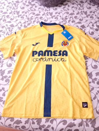 Camiseta Villarreal  Amarilla talla L "réplica"