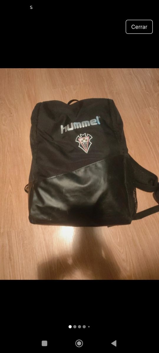 Mochila Hummel Albacete Fútbol Negra