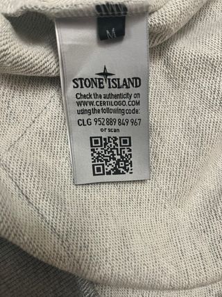 Felpa Stone Island Grigia Taglia M