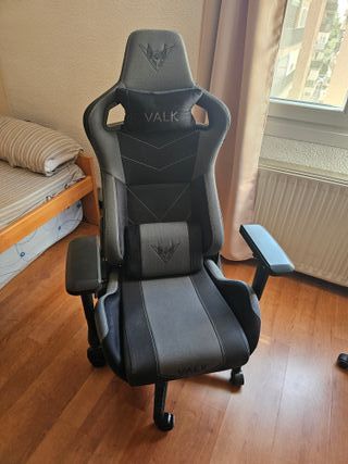 Silla Gaming VALK Gaia Negra y Gris