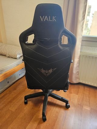 Silla Gaming VALK Gaia Negra y Gris