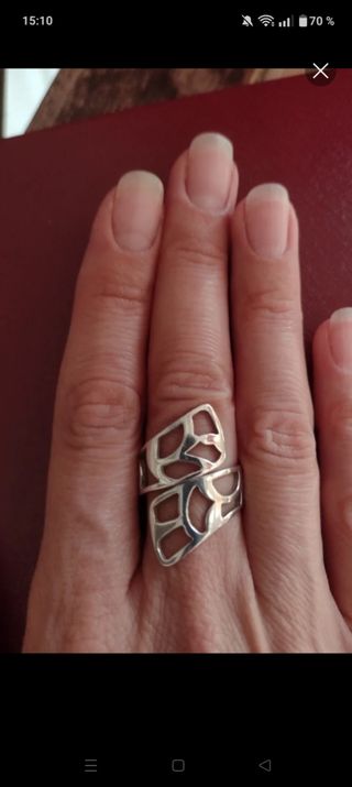 Anillo Tous Plata Ajustable