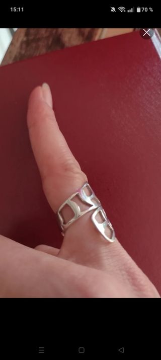 Anillo Tous Plata Ajustable