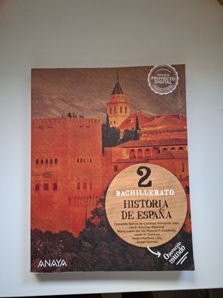 Historia de España 2°bachillerato