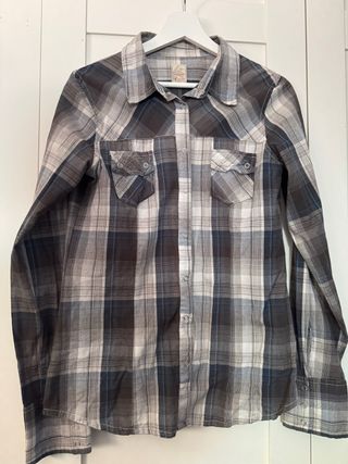 Camisa de cuadros para mujer
