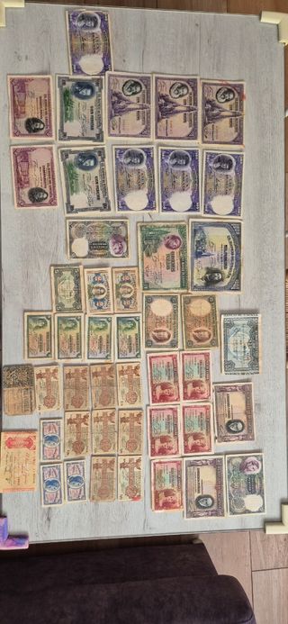 Billetes Pesetas Antiguos Colección