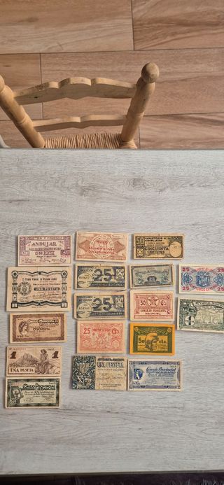 Billetes Pesetas Antiguos Colección