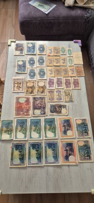 Billetes Pesetas Antiguos Colección
