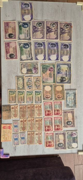 Billetes Pesetas Antiguos Colección