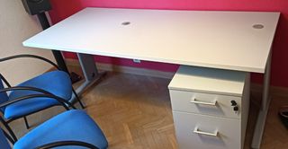 Conjunto muebles oficina escritorio y sillas 