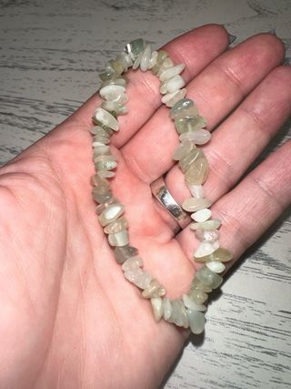 Pulsera chip jade 4mm 
Piedra de la SUERTE