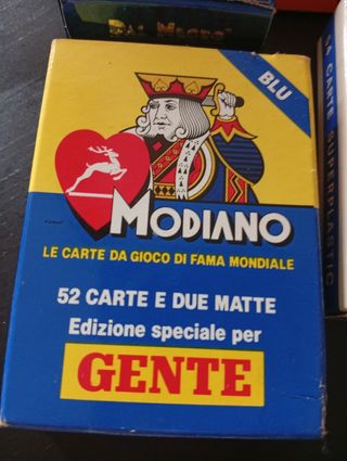 Set carte da gioco vintage