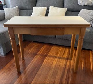 Mesa de cocina extensible madera