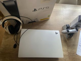 Ps5 con disquetera + Mando + Cascos