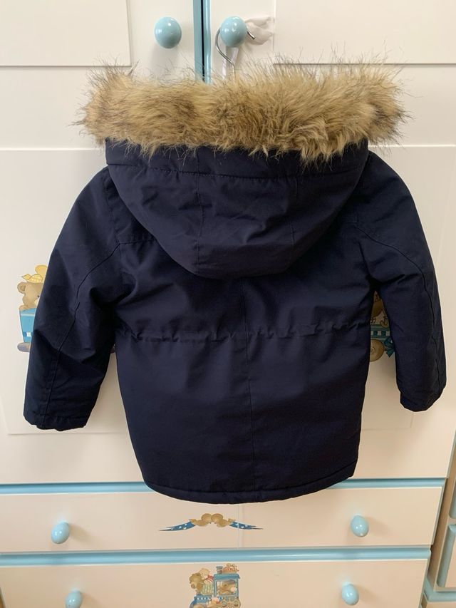 Abrigo Mayoral Azul Marino con Capucha