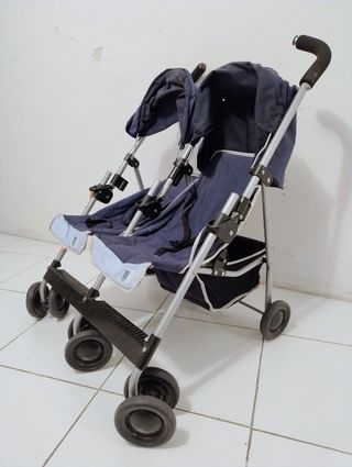 Carrito Gemelar para Muñecos