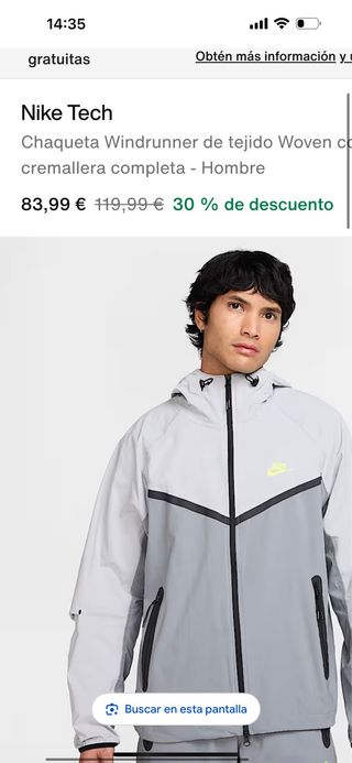 Chaqueta Nike Tech Windrunner Hombre