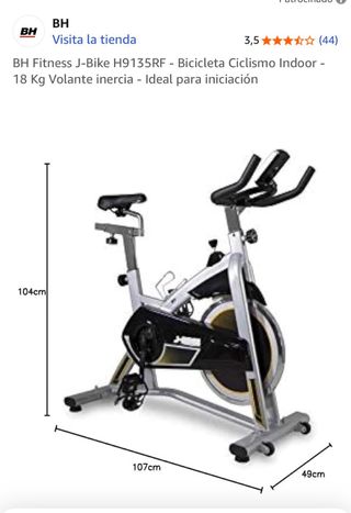 Bici Estática BH J-Bike H9135RFVE