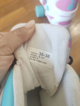 Pattini a rotelle Roller 4 ruote regolabili 35/38