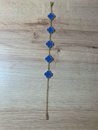 Pulsera Van Cleef & Arpels Azul y Dorada