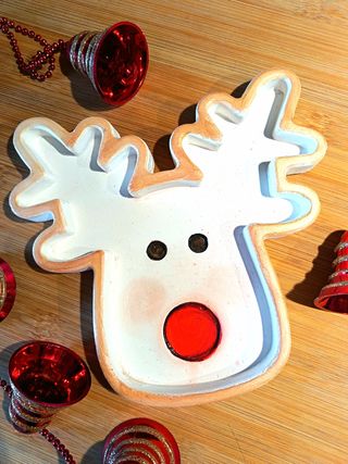 Vassoio Renna Ornamentale 20x19 cm