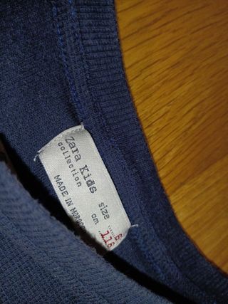 Jersey Zara Kids manga larga 6 años