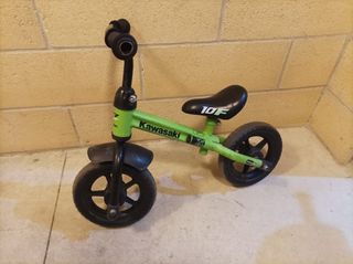 Bici sin pedales Kawasaki verde