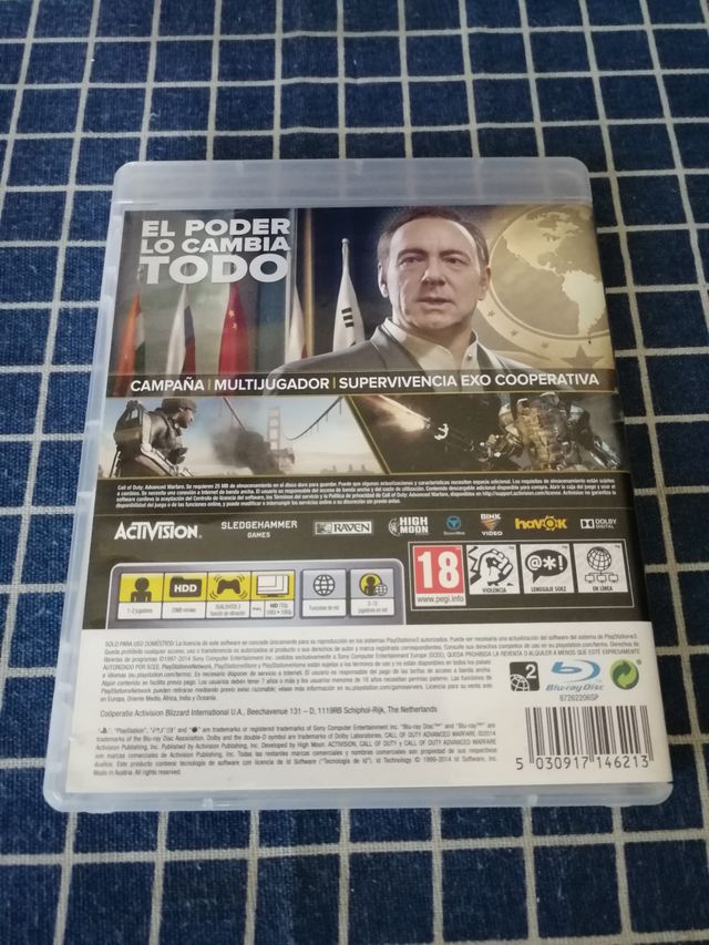 PS3 CALL OF DUTY ADVANCED WARFARE ORIGINAL C