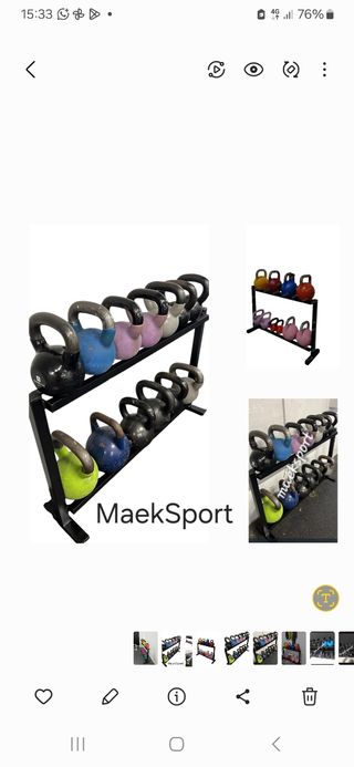 Supporto per kettlebell